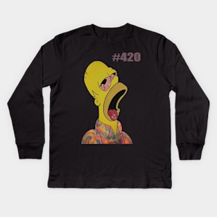 #420 Kids Long Sleeve T-Shirt